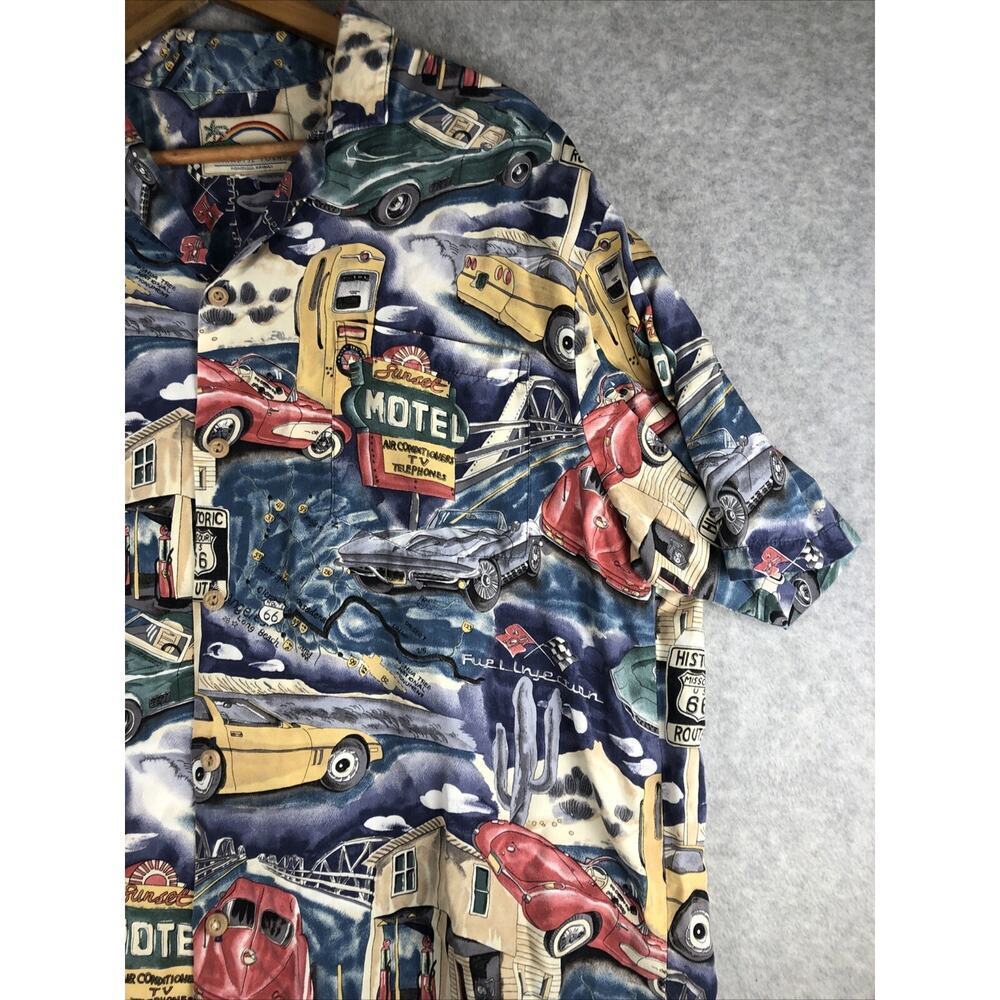 Vintage Paradise Found Men’s Route 66 Corvette Sunset Motel Size Large - Picture 2 of 10